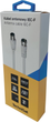 Kabel TechniSat Coaxial IEC - Coaxial F 1.5 m White (76-4833-01) - obraz 3