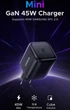 Сетевое зарядное устройство Ugreen Gan 45w GAN PD USB-C - изображение 2