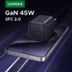 Сетевое зарядное устройство Ugreen Gan 45w GAN PD USB-C - изображение 5