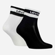 Zestaw skarpet męskich Levi`s Mid Cut Sport Stripe 2P 39/42 2 pary Czarny/Biały - obraz 2