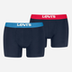 Набір трусів-боксерів чоловічих бавовняних Levi`s Men Sld Basc Boxer Brief Org Co XL 2 шт Темно-синій (8720245703239) - зображення 1