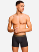 Набір трусів-боксерів чоловічих бавовняних Levi`s Men Injected Slub Boxer Brief 2P M 2 шт Чорний/Коричневий (8720245684446) - зображення 2