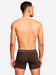 Набір трусів-боксерів чоловічих бавовняних Levi`s Men Injected Slub Boxer Brief 2P M 2 шт Чорний/Коричневий (8720245684446) - зображення 4