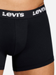 Zestaw majtek męskich typu bokserki Levi`s Men Repeat Logo Boxer Brief 2P M 2 szt. Czarny - obraz 3