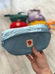 Бананка сумка на пояс Fjallraven kanken из ткани не промокает голубой - изображение 2