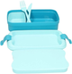 Lunch box Curver Lunch & Go ze sztućcami 1.4 l Niebieski (3253920768025) - obraz 3