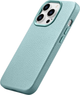 Панель iCarer Litchi Premium Leather Magsafe Back Case для Apple iPhone 14 Pro Green (WMI14220710-GN) - зображення 5