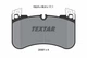 Тормозные колодки Textar (2058101) - изображение 1