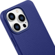 Etui iCarer Litchi Premium Leather Magsafe Back Case do Apple iPhone 14 Pro Max Dark Blue (WMI14220712-DB) - obraz 8