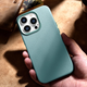 Etui iCarer Litchi Premium Leather Magsafe Back Case do Apple iPhone 14 Pro Max Green (WMI14220712-GN) - obraz 16