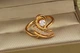 Кольцо Xuping Jewelry модернизм р 20 золотистое - изображение 2