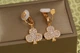 Серьги клипсы Xuping Jewelry дама треф 3,3 см золотистые - изображение 2