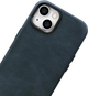 Панель iCarer Oil Wax Premium Leather Magsafe Back Case для Apple iPhone 14 Dark Blue (WMI14220701-BU) - зображення 9