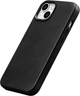 Etui iCarer Oil Wax Premium Leather Magsafe Back Case do Apple iPhone 14 Black (WMI14220701-BK) - obraz 7