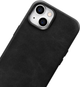 Etui iCarer Oil Wax Premium Leather Magsafe Back Case do Apple iPhone 14 Black (WMI14220701-BK) - obraz 9