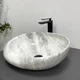 Умывальник (раковина) VBI RICCIA LIGHT STONE GLOSSY накладной - изображение 3