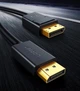 Кабель DisplayPort на DisplayPort 1.2 (DP на DP) UGREEN DP102 (1m, 4K 60 Гц, 2K 144 Гц, 21,6 Гбит/с). Black - изображение 4