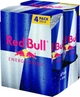 Упаковка энергетического напитка Red Bull 0.25 л х 4 банки (9002490100490) - изображение 3
