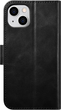Etui z klapką iCarer Oil Wax Premium Leather 2in1 Wallet Case z RFID do Apple iPhone 14 Plus Black (WMI14220723-BK) - obraz 2