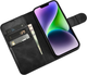 Etui z klapką iCarer Oil Wax Premium Leather 2in1 Wallet Case z RFID do Apple iPhone 14 Plus Black (WMI14220723-BK) - obraz 4