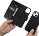 Etui z klapką iCarer Oil Wax Premium Leather 2in1 Wallet Case z RFID do Apple iPhone 14 Plus Black (WMI14220723-BK) - obraz 13