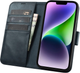 Чохол-книжка iCarer Oil Wax Premium Leather 2in1 Wallet Case з RFID для Apple iPhone 14 Plus Navy Blue (WMI14220723-BU) - зображення 3