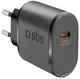 Мережевий зарядний пристрій SBS 25W PD USB-C Black (TETR1CPD25) - зображення 1