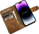 Чохол-книжка iCarer Oil Wax Premium Leather 2in1 Wallet Case з RFID для Apple iPhone 14 Pro Camel Tan (WMI14220722-TN) - зображення 4
