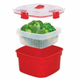 Pojemnik Sistema Steamer czerwony 3.2 l (9414202011039) - obraz 3