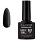 Гель-лак для ногтей Elixir Make-up Semi Gel тон 869 Black Lust 8мл - изображение 1
