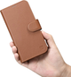 Etui z klapką iCarer Real Cowhide Premium Leather 2in1 Wallet Case z RFID do Apple iPhone 14 Plus Brown (WMI14220727-BN) - obraz 11
