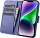 Etui z klapką iCarer Real Cowhide Premium Leather 2in1 Wallet Case z RFID do Apple iPhone 14 Plus Light Purple (WMI14220727-LP) - obraz 3