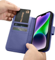 Etui z klapką iCarer Real Cowhide Premium Leather 2in1 Wallet Case z RFID do Apple iPhone 14 Plus Light Purple (WMI14220727-LP) - obraz 16