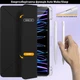 Чохол обкладинка Transparent Y-Fold desing + Right Pencil Holder BBM1 для iPad Pro 11" 2024 (M4)/2025(M5) Чорний - зображення 2