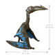 Динозавр Кетцалькоатль со звуком Мир Юрского Периода Jurassic World Rebirth Quetzalcoatlus Mattel (JCG27) - изображение 3