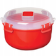 Pojemnik Sistema Steamer czerwony 915 ml (9414202011138) - obraz 2