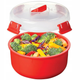 Pojemnik Sistema Steamer czerwony 915 ml (9414202011138) - obraz 7