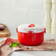 Pojemnik Sistema Steamer czerwony 915 ml (9414202011138) - obraz 9