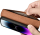 Etui z klapką iCarer Real Cowhide Premium Leather 2in1 Wallet Case z RFID do Apple iPhone 14 Pro Max Brown (WMI14220728-BN) - obraz 12
