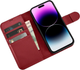 Чохол-книжка iCarer Real Cowhide Premium Leather 2in1 Wallet Case з RFID для Apple iPhone 14 Pro Max Red (WMI14220728-RD) - зображення 4