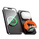 Заряджання Qi HOCO Triumph 3-in-1 travel folding wireless fast charger CQ13 |15W| 4973222 - зображення 3