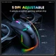 Миша Onikuma RGB Wired Gaming Mouse CW929, 400-6400DPI, USB, black - зображення 8
