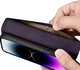 Чохол-книжка iCarer Real Cowhide Premium Leather 2in1 Wallet Case з RFID для Apple iPhone 14 Pro Dark Purple (WMI14220726-DP) - зображення 12