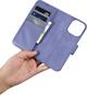 Чохол-книжка iCarer Real Cowhide Premium Leather 2in1 Wallet Case з RFID для Apple iPhone 14 Pro Light Purple (WMI14220726-LP) - зображення 15