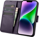 Чохол-книжка iCarer Real Cowhide Premium Leather 2in1 Wallet Case з RFID для Apple iPhone 14 Dark Purple (WMI14220725-DP) - зображення 3