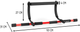 Drążek na futrynę Neo Sport NS-313 93 cm (5903890605995) - obraz 7