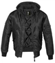 Куртка Brandit MA1 Sweat Hooded Black (S) - зображення 1