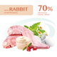 Влажный корм для кошек Оптимил из кроликов в белом соусе OPTIMEAL rabbit in white sauce 85 гр 12шт. - изображение 2