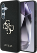 Etui Guess Grained Big 4G Logo Small Classic do Samsung Galaxy S25 Black (3666339449124) - obraz 1