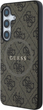 Панель Guess Leather 4G Colored Ring Classic Logo MagSafe для Samsung Galaxy S25 Brown (3666339449506) - зображення 2